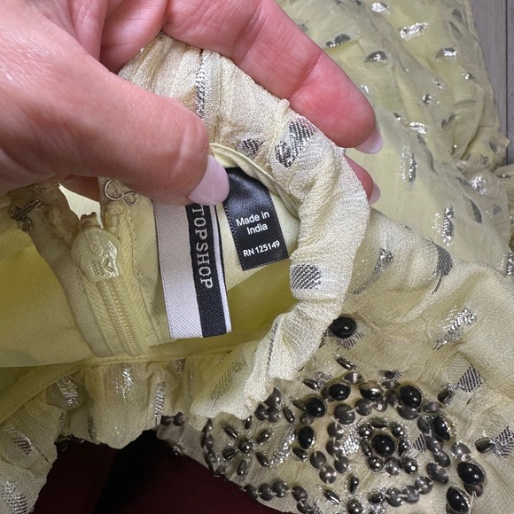 Whimsigoth witchy beaded gothic ruffle peasant boho vintage inspired fairycore 6 - Picture 6 of 9